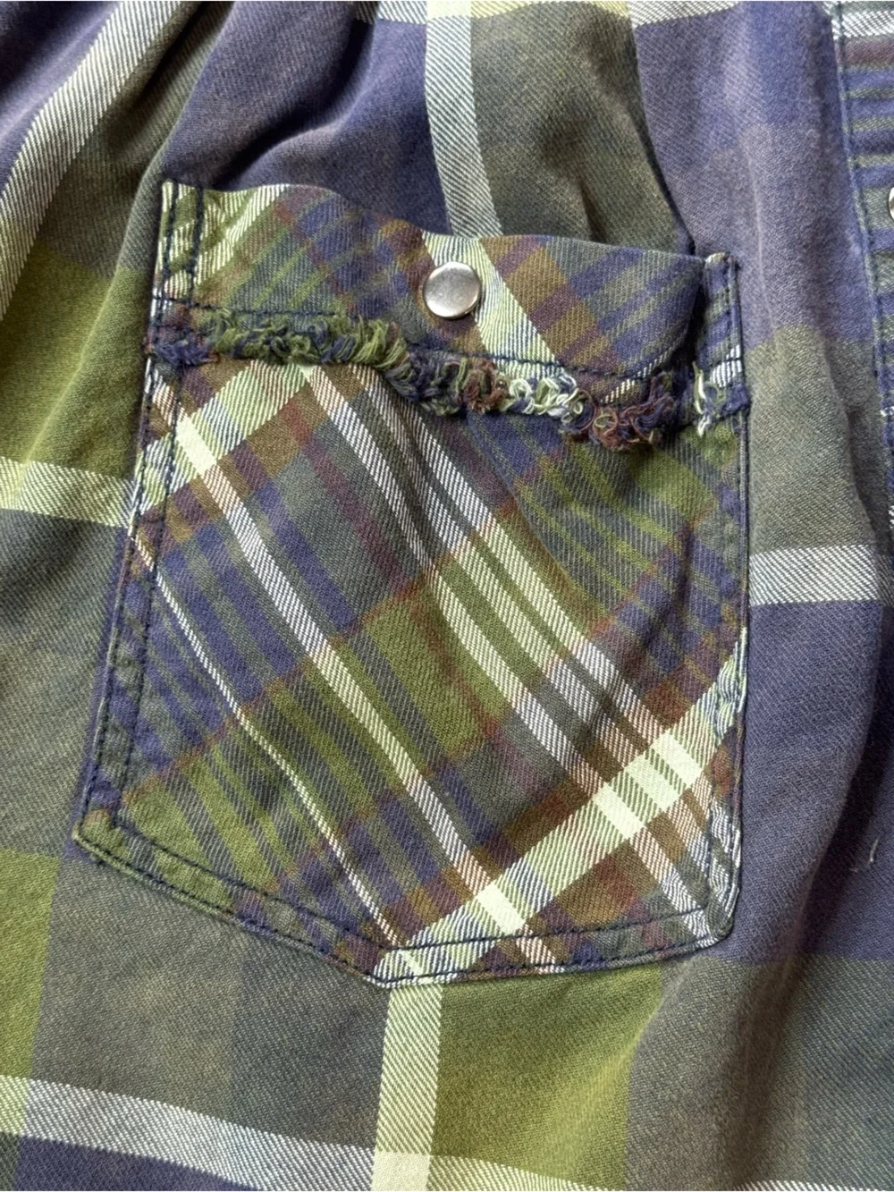Free People We The Free Emily Plaid Top size M